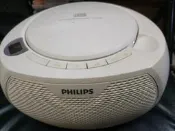 好音質帶著走 雪白可愛 聲音大 PHILIPS飛利浦 手提收音機音響 AZ100W FM AUX正常 CD故障 