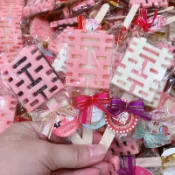 🏆*～幸福愛婚禮小物-婚禮創意設計～*🏆囍字巧克力木棒款，婚禮經典不敗送客、二進婚禮小物、桌上禮、喜糖💒