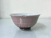 WH26948【四十八號老倉庫】全新 早期 台灣 普普風 條紋 古早碗 飯碗 碗粿碗 11.5cm 1碗價 有瑕
