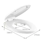 Homebox 好博家 online Store 電光幼兒馬桶蓋白色/CF5300
