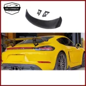 適用於保時捷Porsche 718 981 987卡曼改裝GT4款碳纖維尾翼擾流板