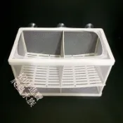 L 隔離網 雙層 隔離箱 飼育箱 繁殖盒 缸內 孔雀魚 球魚 鬥魚 花羅漢 魚缸 產卵 水晶蝦 水族箱 水草 A-B04