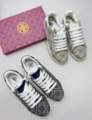 TORY BURCH（TB）湯麗柏琦T MONOGRAM COURT運動休閒鞋35-40