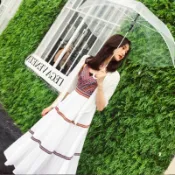 👗夏天海邊渡假雪紡洋裝女神款 民族風波西米亞印花露肩性感顯瘦氣質長裙法式 連身裙