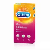 Durex 杜蕾斯 -綜合裝 保險套(6入)(超薄+凸點+螺紋)