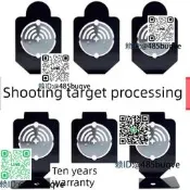 金屬旋轉靶彈弓訓練射擊戰術競技反彈風鈴靶水彈飛鏢靶