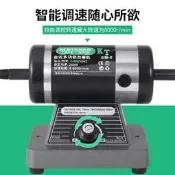  【沐川專供】臺式布輪拋光機可調速雙頭首飾電動打磨拋光除銹小型布輪機砂輪機