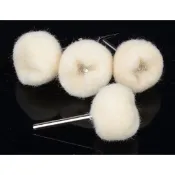 【雜貨鋪】 25*3mm/5入羊絨拋光頭 羊毛輪 毛絨拋光磨頭 羊毛磨頭 羊毛絨 拋光輪 鏡面拋光 精細拋光