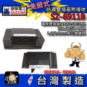 ⚝含稅價⚝ 樹榮電工 可掀式防滴插座 國際牌 雙插座附接地 防雨插座 戶外插座 防水插座 SZ-6911B 👍小咖👍