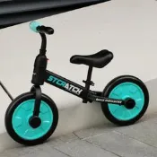 ⑧比丶多功能兒童三輪車平衡車可拆卸無腳踏滑步車雙輪自行車