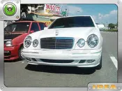 泰山美研社4741 BENZ W124 一體成形 魚眼 大燈 黑框 另有銀框