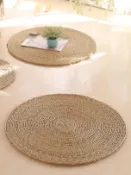 協貿國際日用品生活1館 蒲草藤草編榻榻米蒲團坐墊加厚飄窗和室打坐拜佛禪修墊子