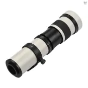 CL015 相機超長焦鏡頭+T2-NEX卡口轉接環套裝 手動對焦 420-800mm F/8.3-16 超級變焦 T卡口