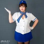 大尺碼空姐制服 2XL-3XL 角色扮演OL空姐服飾 台灣現貨