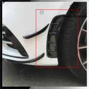 【品質保障】適用於Benz賓士A系列 A180 A200 19-22款 前保桿風刀 進氣口風刀改裝 空力套件