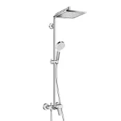 (店+)【Hansgrohe 漢斯格雅】德國原裝 Crometta E240 花灑組 - 非恆溫款 淋浴 二段式蓮蓬頭 軟管 27284