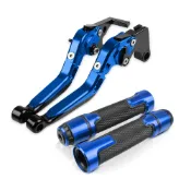 摩托車摺疊式制動離合器杆把手握把  適用雅馬哈MT03/07/09 YZF-R1/R3/R6 改裝剎車牛角 離合手把拉桿