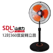 【SDL 山多力】12吋360度旋轉立扇 (FR-1299)