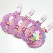 JNSC手作 Hello Kitty平安符袋 圓形平安符袋 寶寶香火袋 兒童護身符袋 保平安