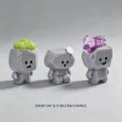 下殺價🔥微景觀可愛水晶石頭人樹脂工藝品 園藝造景diy裝飾品桌面小擺件B0AL