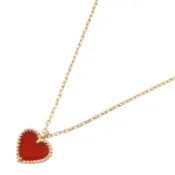 【DOKODEMO】【二手】梵克雅寶 (Van Cleef & Arpels) Sweet Alhambra 心形項鍊 VCARN59N00 頸圍 38.5/40cm K18PG（玫瑰金）Sweet Alhambra 心形項鍊