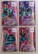 Aikatsu Stars! 偶像學園星! 日本三彈 Romance Kiss品牌卡  香澄夜空 七倉小春勁酷娃娃套裝組