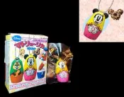 A-172 櫃 ： 米妮 & 甜甜圈 迪士尼 俄羅斯娃娃 吊飾  RE-MENT DISNEY　富貴玩具店