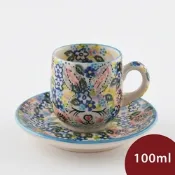 波蘭陶 童話森林系列 濃縮咖啡杯盤組 100ml 波蘭手工製