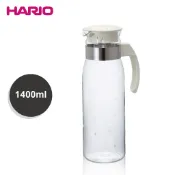 HARIO 耐熱玻璃冷水壺 1400ml RPLN-14-OW｜日本製｜冰箱水壺 冷泡茶壺