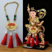 【可開發票】神像掛金牌子福德正神關聖帝君媽祖玄天上帝神像牌子合金材質擺件