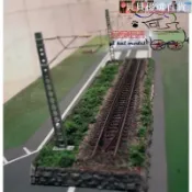 鶴町商社 火車鐵道模型微型沙盤車站鐵路沙盤模型火車軌道場景