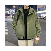 (店+)夾克外套男女生防風防潑水外套運動休閒輕薄透氣外套輕機能登山吸濕排汗吸濕排汗外套大尺碼男裝上衣立領飛行夾克工裝抗uv防曬外套 ee0b