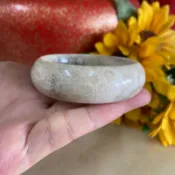 台灣現貨17.5圍55mm,小菊滿花，天然珊瑚玉 菊花玉 手環手鐲