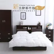 【YUDA 生活美學】北歐都市風3件組 單人3.5尺 3抽屜床底+加高收納床頭箱+床底+床邊櫃床底組(抽屜型床組)