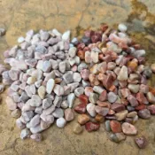 (店+)【欣榮園藝資材行】玫瑰石 1kg 粉色石頭 紅玉石 石頭  鋪面石