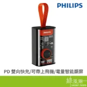 PHILIPS 飛利浦  DLP5715CB 10000mAh白行動電源透明款 綠風潮