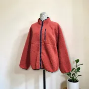 *♡*GU/橘紅色/羊羔絨外套/L/二手衣《Anna的百寶箱》