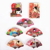 日本3d冰箱貼磁貼扇子旅遊紀念品出國小禮物家居裝飾品禮品 YXSD