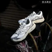 (店+)【MIZUNO 美津濃】Mizuno 美津濃 RACER V2 網面 慢跑鞋 復古休閒鞋 V2K 銀色 奶油底 D1GH250606