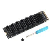 Fayshow01 M.2 轉 SATA3.0 適配卡 6Gbps 高速 ASM1166 PCIE SATA 擴展與智能