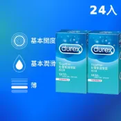 Durex 杜蕾斯 激情裝衛生套2盒(共24入)