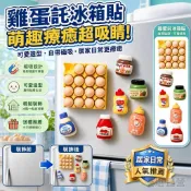 🚀隔日現發🚀雞蛋託冰箱貼 雞蛋自帶磁吸 可吸拍立得 照片 便簽紙 創意可愛冰箱貼 創意冰箱貼 雞蛋冰