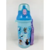 (店+)【Skater】附揹帶/姓名貼 日本冰雪奇緣 矽膠兒童直飲式水壺 480ml (交換禮物 聖誕禮物 PSB5SANAG)