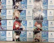hololive 東京車站第二彈 紀念雷射票卡  現貨全新未使用 gura kobo 獅白 fuwawa kiara