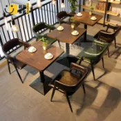時尚家居 免運 可開發票 【工廠直銷】 高腳椅 吧檯椅 ⁮高腳凳 餐椅 咖啡廳桌椅組合主題西餐廳酒吧清吧桌椅甜品奶茶店小吃店卡座沙發 工廠現貨直銷 售後保障 全館免運 店長新品推薦 5s1222