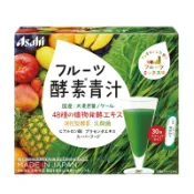 現貨 日本 朝日 Asahi 水果酵素青汁 大麥若葉 水果混合味 30包