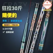 極樂藏寶閣 【超輕超硬6.5H】臺釣竿 鯉魚竿 黑坑竿 大物竿 手竿 19調性 高碳素材質 競技野釣兩用 2025新款
