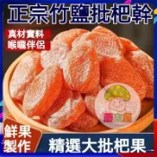 蘑菇屋  正宗古法枇杷乾500g酸甜 竹鹽枇杷乾 枇杷乾 無核 無添加 水果乾 蜜餞 果乾 枇杷乾 零食 年貨 送長輩