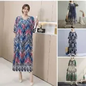 【巴黎精品】現貨+預購 波西米亞長裙沙灘裙棉綢洋裝大尺碼女裝雪紡裙(渡假風碎花吊帶裙女裙子18款b1a6 C)
