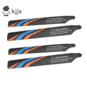 4 件適用於 XK K127 遙控直升機飛機無人機備件升級零件配件的主葉片螺旋槳